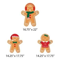 Big Dot of Happiness Gingerbread Christmas - Outdoor Lawn Sign Decorations with Stakes - Gingerbread Man Holiday Party Yard Display - 3 Pieces 11 Big Dot of Happiness Gingerbread Christmas - Outdoor Lawn Sign Decorations with Stakes - Gingerbread Man Holiday Party Yard Display - 3 Pieces -Outdoor Christmas Decorations Sales GUEST a9689659 5dbc 469d 8b14 56e1a249a9c1