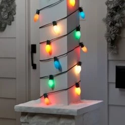 20ct Incandescent C9 Christmas String Lights Multicolor with Green Wire - Wondershop™