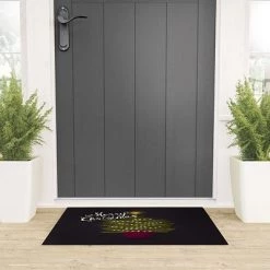 Deny Designs Joy Laforme Merry Christmas Little Tree Welcome Mat - Society6
