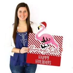 Big Dot of Happiness Flamingle Bells - Party Decorations - Tropical Flamingo Christmas Welcome Yard Sign 15 Big Dot of Happiness Flamingle Bells - Party Decorations - Tropical Flamingo Christmas Welcome Yard Sign -Outdoor Christmas Decorations Sales GUEST b0d11bb5 801c 4a84 8f6f a5131d5bb1af