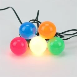 Northlight 20ct G50 Opaque Globe String Lights Multi-Color - 20' Green Wire