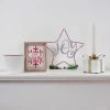 Northlight 11" LED Lighted Star Silhouette Christmas Joy Sign