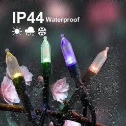 Joiedomi 100 Multicolor LED Green Wire String Lights, Battery Powered (8 Modes, 6 Hr Timer) -Outdoor Christmas Decorations Sales GUEST b32b3676 ea25 40db ae32 bceb1d676fc4