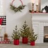 3pc Pre-Lit LED Balsam Fir Potted Mini Artificial Christmas Trees Dewdrop Warm White Lights - Wondershop™ -Outdoor Christmas Decorations Sales GUEST b4c8efa4 692c 45f7 b5e9 19a72619244e