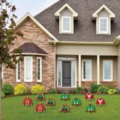 Big Dot of Happiness Ugly Sweater - Sweater Lawn Decorations - Outdoor Holiday and Christmas Yard Decorations - 10 Piece