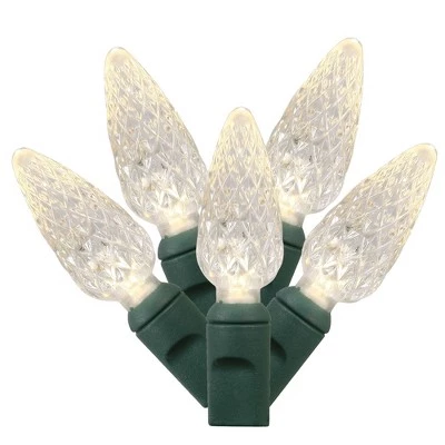 Vickerman Single Mold C6 LED Christmas Light Set 25' Green Wire 17 Vickerman Single Mold C6 LED Christmas Light Set 25' Green Wire - Image 15