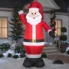 Gemmy Christmas Airblown Inflatable Santa S LG, 9 ft Tall, Red