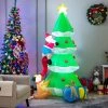 Costway 7 FT Inflatable Christmas Tree with Santa Claus & Dog Self-inflating Decoration -Outdoor Christmas Decorations Sales GUEST c00e71ac 38cf 4170 8a87 78ecd12c6ce7