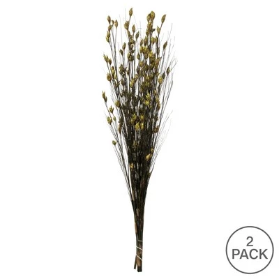 Vickerman 15-20" Natural Bell Grass with Seed Pods, Preserved 6 Vickerman 15-20" Natural Bell Grass with Seed Pods, Preserved - Image 4