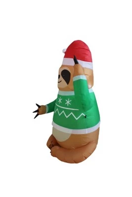 A Holiday Company 4ft Tall Sweater Sloth, 4 ft Tall, Multi 7 A Holiday Company 4ft Tall Sweater Sloth, 4 ft Tall, Multi - Image 5