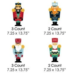 Big Dot of Happiness Christmas Nutcracker - Lawn Decorations - Outdoor Holiday Party Yard Decorations - 10 Piece -Outdoor Christmas Decorations Sales GUEST c6da444b cc8e 41ce acc3 16a5aabd6e5f