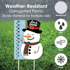 Big Dot of Happiness Snowman Snow Gauge - Party Decorations - Snow Measurement Welcome Yard Sign 10 Big Dot of Happiness Snowman Snow Gauge - Party Decorations - Snow Measurement Welcome Yard Sign -Outdoor Christmas Decorations Sales GUEST c9ebc22c 7763 46ee b065 0f697896dee1