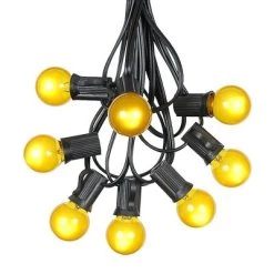 Novelty Lights Inc Novelty Lights 25 Feet G30 Globe Outdoor Patio String Lights, Black Wire -Outdoor Christmas Decorations Sales GUEST cad0dd2d f465 48f8 b351 c1701bb4b74a