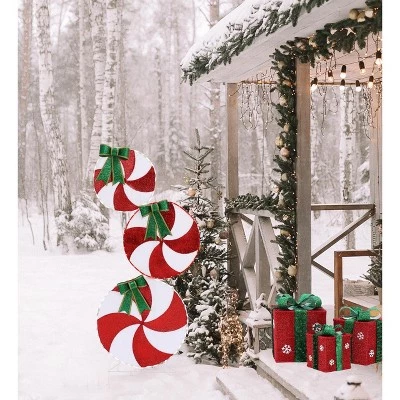 LuxenHome Peppermint Candy Christmas Lighted LED Indoor Outdoor Holiday Decoration 9 LuxenHome Peppermint Candy Christmas Lighted LED Indoor Outdoor Holiday Decoration - Image 7