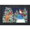 Briarwood Lane Season Of Giving Christmas Doormat Snowman Deer Cardinals Indoor Outdoor 30" x 18"