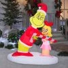 The Grinch Grinch Airblown Inflatable Passing Out Candy Canes to Cindy Lou Scene Dr. Seuss, 5.5 ft Tall -Outdoor Christmas Decorations Sales GUEST d7139b27 d437 4cc5 b67e 16be6221664a