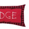 C&F Home 12" x 24" Buffalo Check Lodge Embroidered Christmas Throw Pillow