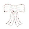 Northlight 14" Lighted Red Bow Window Silhouette Christmas Decoration