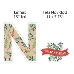 Big Dot of Happiness Feliz Navidad - Yard Sign Outdoor Lawn Decorations - Holiday and Spanish Christmas Party Yard Signs - Feliz Navidad -Outdoor Christmas Decorations Sales GUEST daab7783 f510 4642 9b56 a020c979a13b