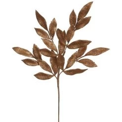 Vickerman 22" Glitter BayLeaf Artificial Christmas Spray -Outdoor Christmas Decorations Sales GUEST dc9020c7 2552 4101 9342 8e948781988f