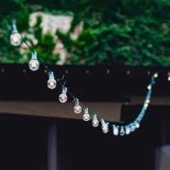 Northlight 20ct G40 Globe Patio Garden Christmas Lights Clear - 19' Green Wire 6 Northlight 20ct G40 Globe Patio Garden Christmas Lights Clear - 19' Green Wire -Outdoor Christmas Decorations Sales GUEST dd8179a6 dc8a 4b47 ae77 50a99f058bbb