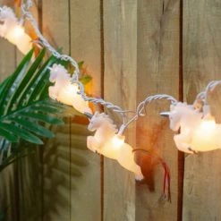 Northlight 10 Count Unicorn Summer Novelty String Lights, 6 ft White Wire