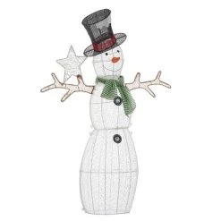 LuxenHome 5-Ft Snowman Star Lighted LED Indoor Outdoor Holiday Decoration 12 LuxenHome 5-Ft Snowman Star Lighted LED Indoor Outdoor Holiday Decoration -Outdoor Christmas Decorations Sales GUEST dfdcced5 f952 4875 ad54 4c6bcc0d575c