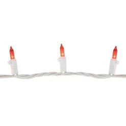 Northlight 100-Count Orange Mini Christmas Lights Set, 20.25ft White Wire 7 Northlight 100-Count Orange Mini Christmas Lights Set, 20.25ft White Wire -Outdoor Christmas Decorations Sales GUEST e42f2f59 3c9b 4ff0 abc9 6b67bbe56e9e