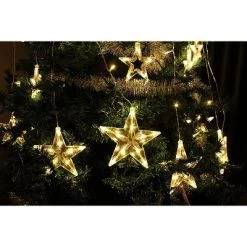 Joiedomi 138 LED 12 Stars Window Curtain Fairy String Lights Remote Control (Warm White), 2 Pack 9 Joiedomi 138 LED 12 Stars Window Curtain Fairy String Lights Remote Control (Warm White), 2 Pack -Outdoor Christmas Decorations Sales GUEST e5cf58a0 43db 4575 a634 e647e9a60f93