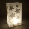 6ct LumaBase Silver Stars LED Battery Operated Luminaria Kit with Timer 1 6ct LumaBase Silver Stars LED Battery Operated Luminaria Kit with Timer -Outdoor Christmas Decorations Sales GUEST e73397bb 8166 408b 9902 1ff82b4abcfb
