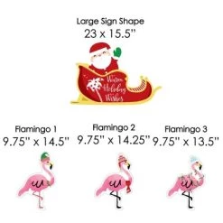 Big Dot of Happiness Flamingle Bells - Yard Sign and Outdoor Lawn Decorations - Tropical Flamingo Christmas Yard Signs - Set of 8 10 Big Dot of Happiness Flamingle Bells - Yard Sign and Outdoor Lawn Decorations - Tropical Flamingo Christmas Yard Signs - Set of 8 -Outdoor Christmas Decorations Sales GUEST e9605e5c e1bb 4c7d b4fa 374aa49bdaf9