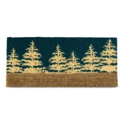tagltd 1'6"X3'3" Winter Tree Estate Coir Doormat Mat