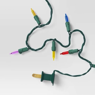 400ct LED Smooth Mini Christmas String Lights Spool with Green Wire - Wondershop™ Multicolor 6 400ct LED Smooth Mini Christmas String Lights Spool with Green Wire - Wondershop™ Multicolor - Image 4