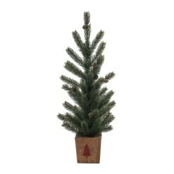 Transpac Artificial 30 in. Green Christmas Tree In Box