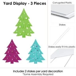 Big Dot of Happiness Merry and Bright Trees - Outdoor Lawn Sign Decorations with Stakes - Colorful Whimsical Christmas Party Yard Display - 3 Pieces 10 Big Dot of Happiness Merry and Bright Trees - Outdoor Lawn Sign Decorations with Stakes - Colorful Whimsical Christmas Party Yard Display - 3 Pieces -Outdoor Christmas Decorations Sales GUEST ed325fb3 f6ad 48f9 a9dc 8c165faf2831