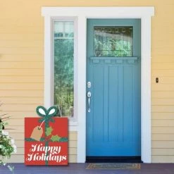 Big Dot of Happiness Happy Holiday Presents - Party Decorations - Christmas Party Welcome Yard Sign -Outdoor Christmas Decorations Sales GUEST ee0895bf 6510 45d0 8e25 320be0ff13ec