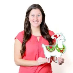 Big Dot of Happiness Fa La Llama - Lawn Decorations - Outdoor Christmas and Holiday Party Yard Decorations - 10 Piece -Outdoor Christmas Decorations Sales GUEST eed5d10c f83e 464b 8eeb 6c29d1ef6a39