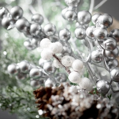 7"H Sullivans Frosted Berry Orb, Multicolored 3 7"H Sullivans Frosted Berry Orb, Multicolored