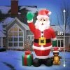 Joiedomi 8 ft Santa with Gift Box Inflatable -Outdoor Christmas Decorations Sales GUEST f2feebd3 74aa 40de a554 7c0985c5c8ac