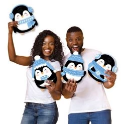 Big Dot of Happiness Winter Penguins - Yard Sign and Outdoor Lawn Decorations - Holiday and Christmas Party Yard Signs - Set of 8 -Outdoor Christmas Decorations Sales GUEST f3bbb062 3a1c 4403 9434 7c5b945e4913