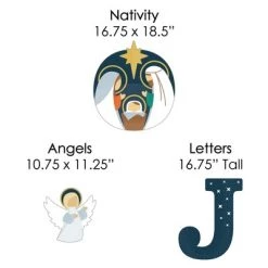 Big Dot of Happiness Holy Nativity - Yard Sign Outdoor Lawn Decorations - Manger Scene Religious Christmas Yard Signs - Joy -Outdoor Christmas Decorations Sales GUEST f436d81d 610c 4f5c af98 88b65ba9628e