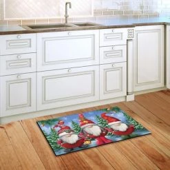 Briarwood Lane Winter Gnomes Christmas Doormat Humor Santa Hats Indoor Outdoor 30" x 18" -Outdoor Christmas Decorations Sales GUEST f4892bf5 4ddc 488a ac3d 37a5899cc24b