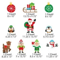 Big Dot of Happiness Very Merry Christmas - Santa, Elves, Penguins, Reindeer, Snowman, Sleigh, Ornaments -Outdoor Holiday Santa Claus Yard Decor-10 Pc 12 Big Dot of Happiness Very Merry Christmas - Santa, Elves, Penguins, Reindeer, Snowman, Sleigh, Ornaments -Outdoor Holiday Santa Claus Yard Decor-10 Pc -Outdoor Christmas Decorations Sales GUEST f66f405c 6fc6 4cb5 87da 8087dc67ab30