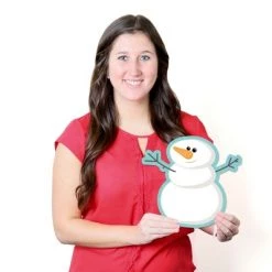 Big Dot of Happiness Let It Snow - Snowman - Yard Sign and Outdoor Lawn Decorations - Christmas and Holiday Yard Signs - Set of 8 -Outdoor Christmas Decorations Sales GUEST f6b8ad9f 45a3 420d 8882 af10ad098c05