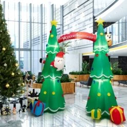 Tangkula 10 FT Inflatable Christmas Tree Archway with Santa Claus Reindeer Gift Boxes Indoor & Outdoor Christmas Decoration 13 Tangkula 10 FT Inflatable Christmas Tree Archway with Santa Claus Reindeer Gift Boxes Indoor & Outdoor Christmas Decoration -Outdoor Christmas Decorations Sales GUEST f85f25be ac7d 47c7 97ad 7c32f006676c