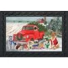 Briarwood Lane Holiday Dogs Christmas Doormat Pickup Truck Humor Indoor Outdoor 30" x 18" -Outdoor Christmas Decorations Sales GUEST f86d23ae 619a 46a2 96c9 ed959e217c59