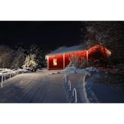 Northlight Pack of 3 Clear Lighted Christmas Arch Pathway Markers 20"