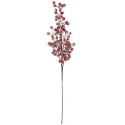 Sullivans Artificial Berry With Ice Spray 28"H Brown