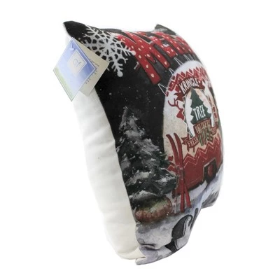 C & F Enterprises Christmas Tree Lot Christmas Pillow - One Pillow 18 Inches - Camper Snowman - 85145152 - Polyester - Red 4 C & F Enterprises Christmas Tree Lot Christmas Pillow - One Pillow 18 Inches - Camper Snowman - 85145152 - Polyester - Red - Image 2