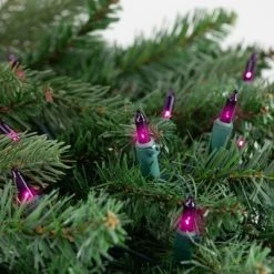 Northlight 50ct Mini String Lights Purple - 10' Green Wire -Outdoor Christmas Decorations Sales GUEST fb6c7c2e 981c 41ab ac16 6520a8af69e7